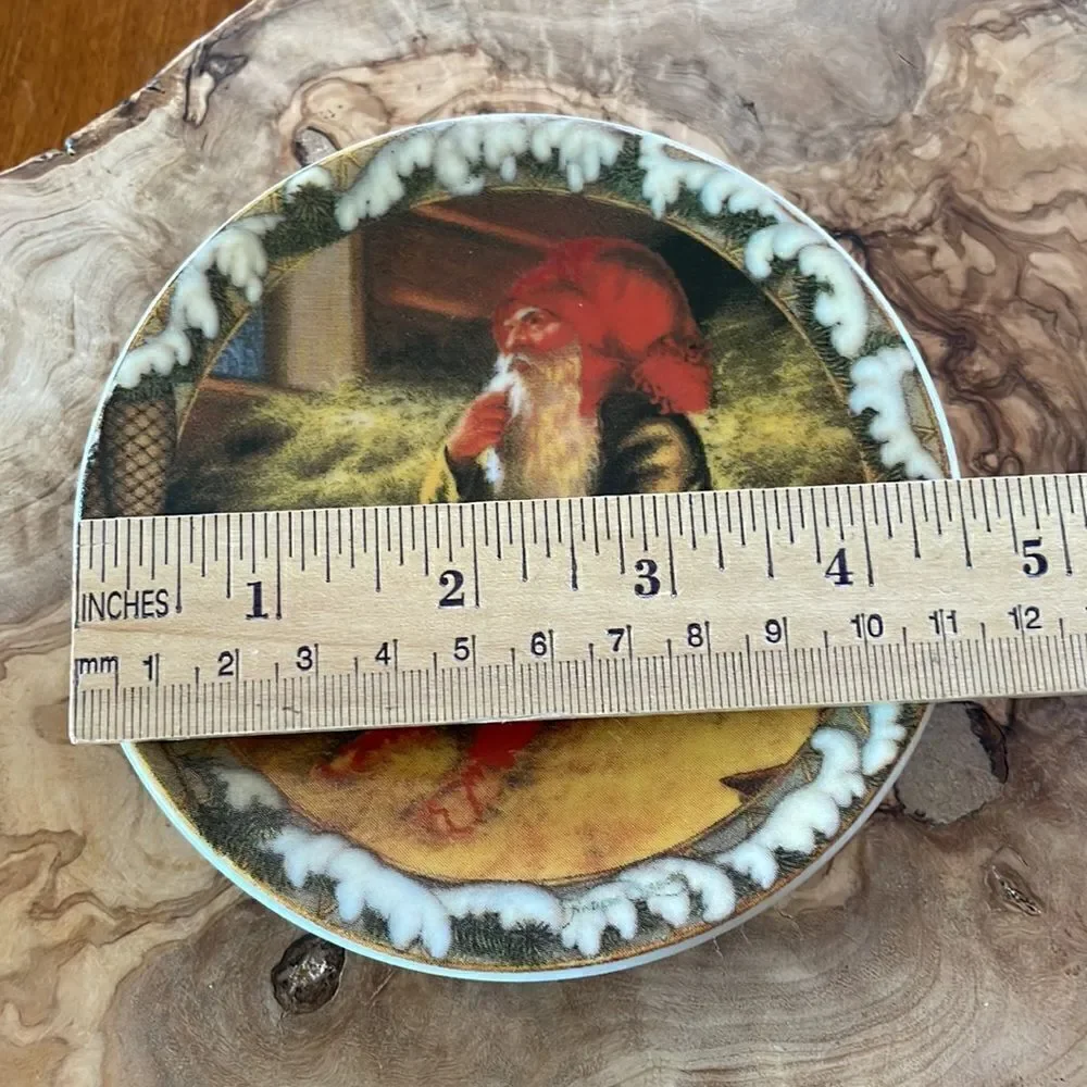 Vintage Arabia Finland Collectible Wall Christmas Plate